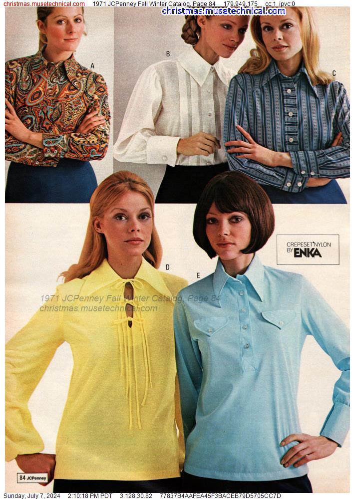 1971 JCPenney Fall Winter Catalog, Page 84