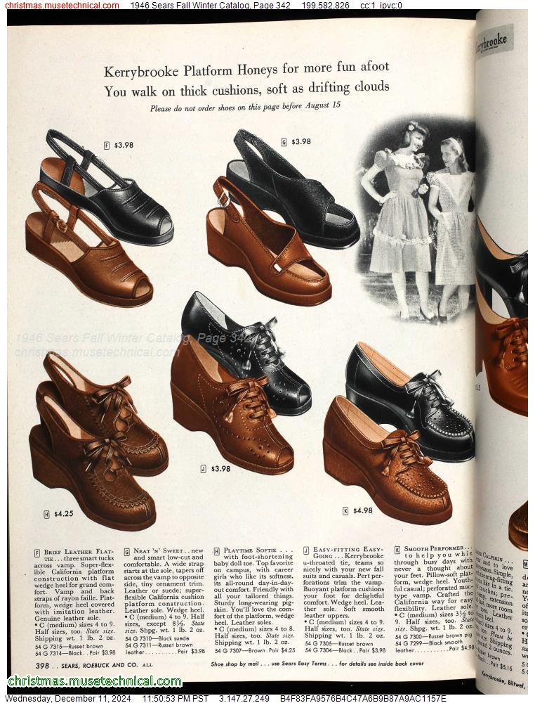 1946 Sears Fall Winter Catalog, Page 342