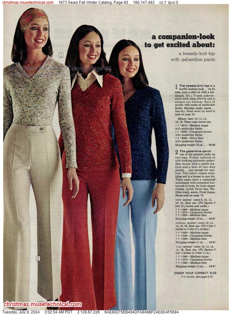 1973 Sears Fall Winter Catalog, Page 80 - Catalogs & Wishbooks