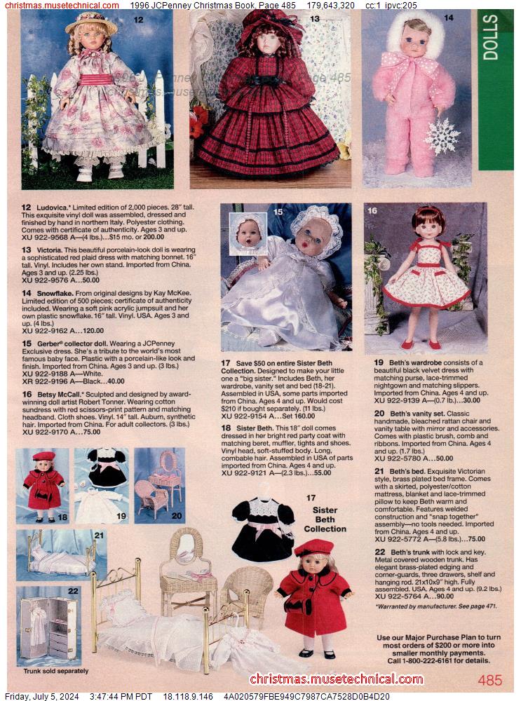 1996 JCPenney Christmas Book, Page 485