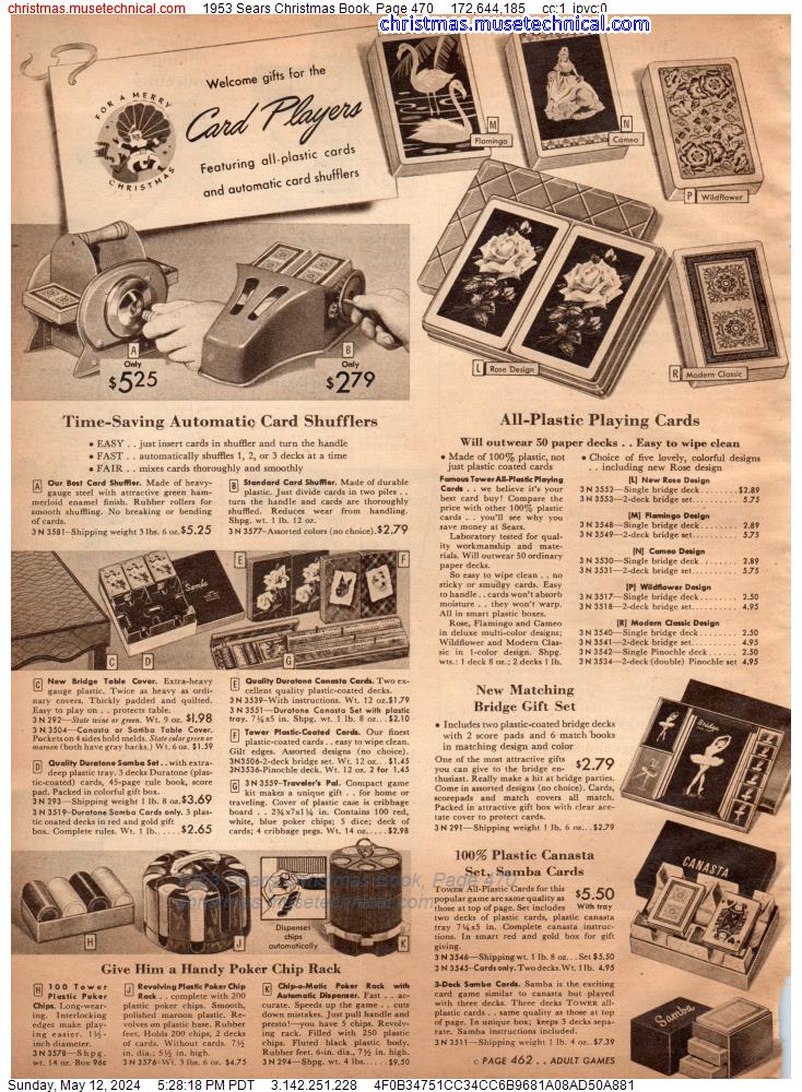 1953 Sears Christmas Book, Page 470
