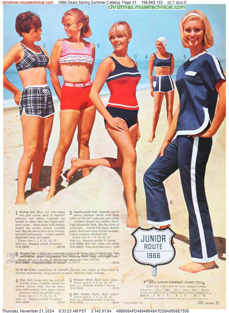 1966 Sears Spring Summer Catalog, Page 31