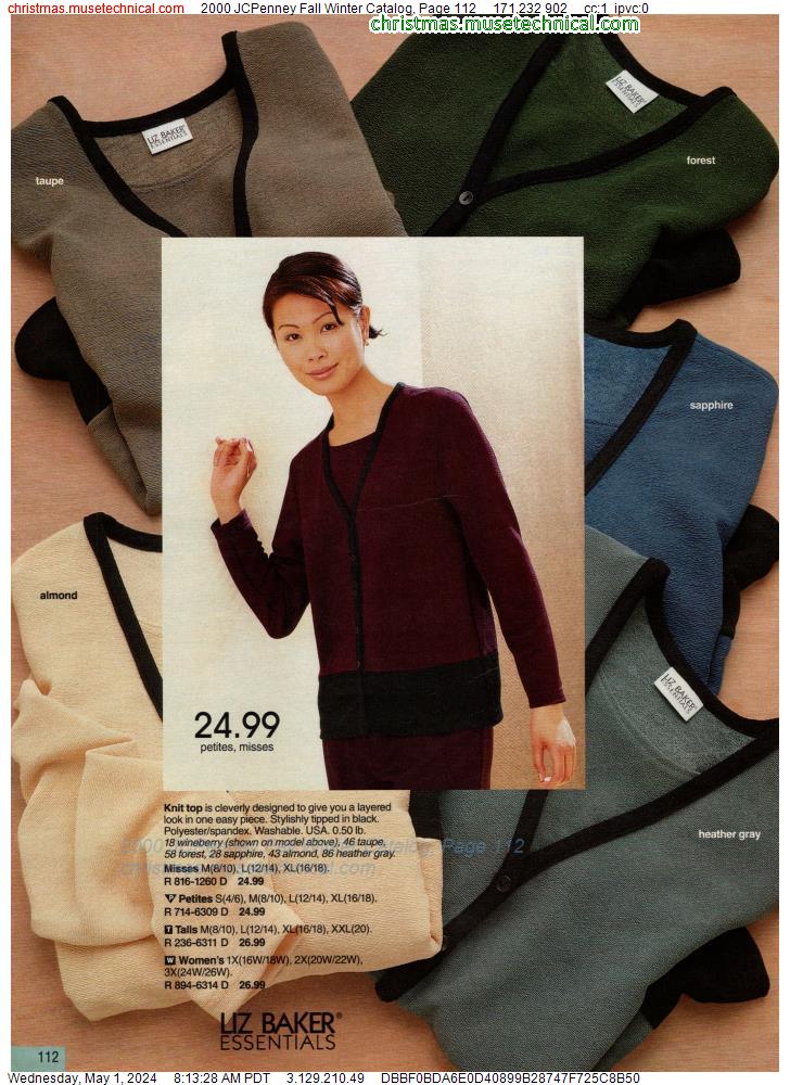 2000 JCPenney Fall Winter Catalog, Page 112