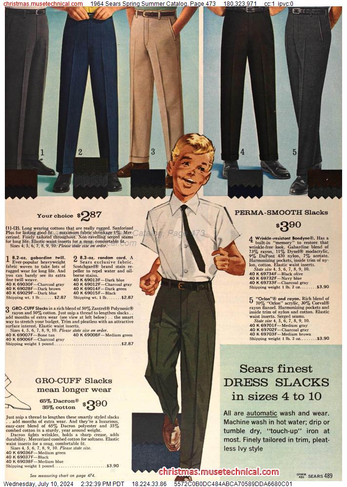 1964 Sears Spring Summer Catalog, Page 473