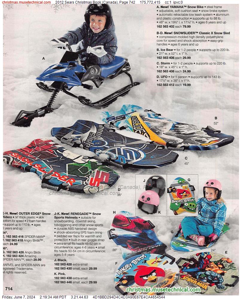 2012 Sears Christmas Book (Canada), Page 742