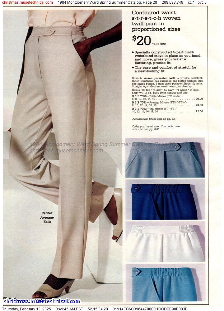 1984 Montgomery Ward Spring Summer Catalog, Page 28