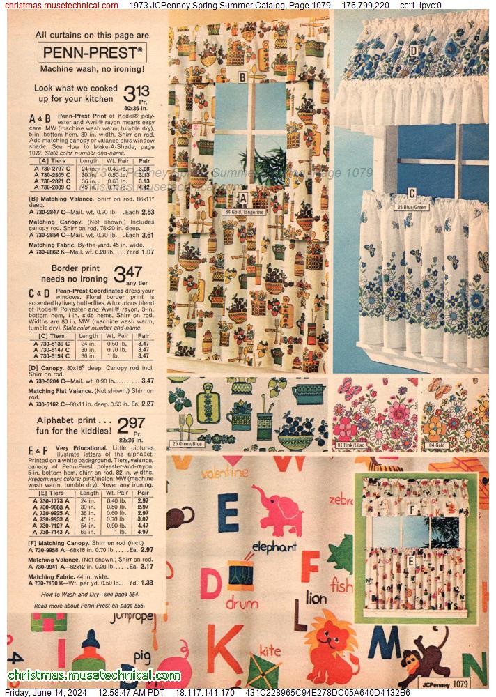 1973 JCPenney Spring Summer Catalog, Page 1079