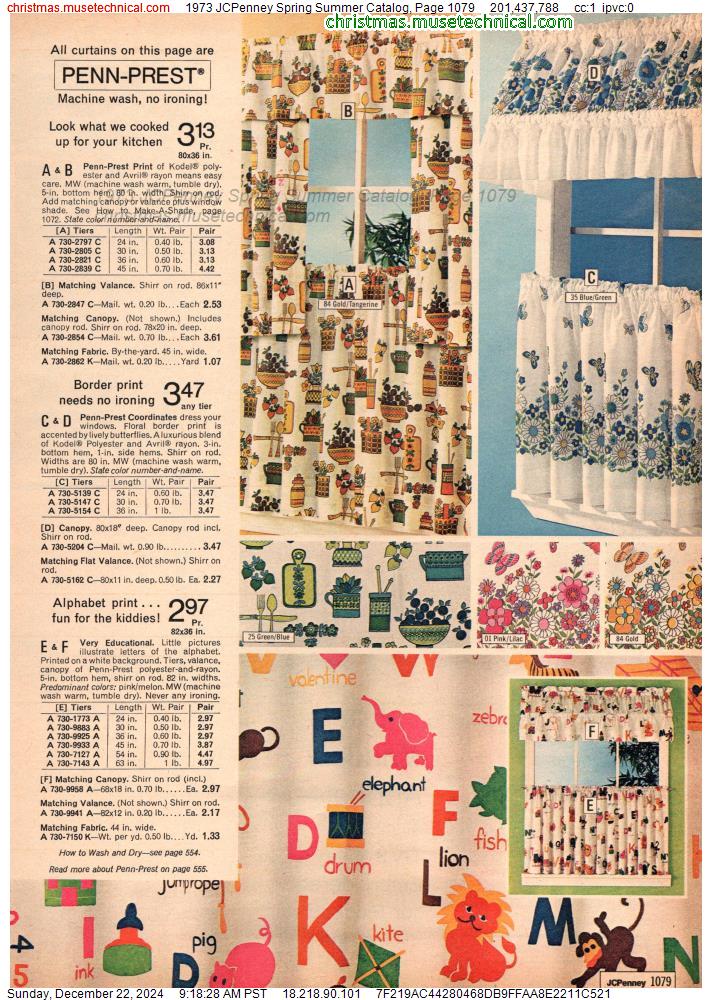 1973 JCPenney Spring Summer Catalog, Page 1079