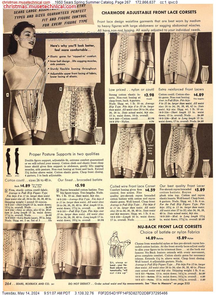 1950 Sears Spring Summer Catalog, Page 267