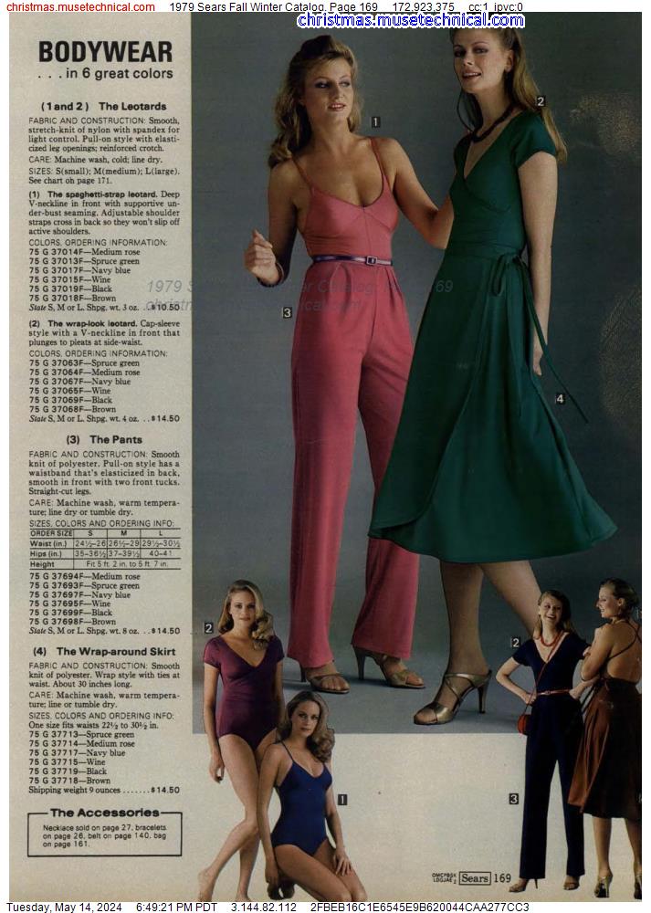 1979 Sears Fall Winter Catalog, Page 169