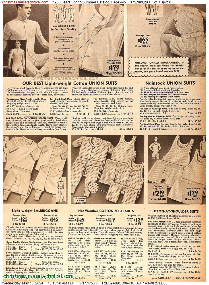 1955 Sears Spring Summer Catalog, Page 445