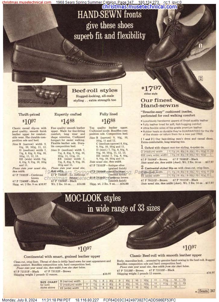 1968 Sears Spring Summer Catalog, Page 347