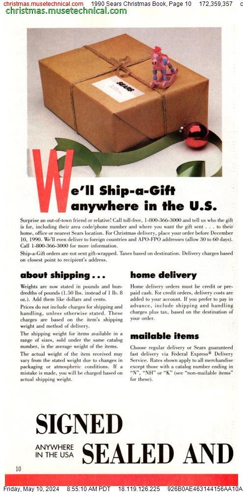 1990 Sears Christmas Book, Page 10