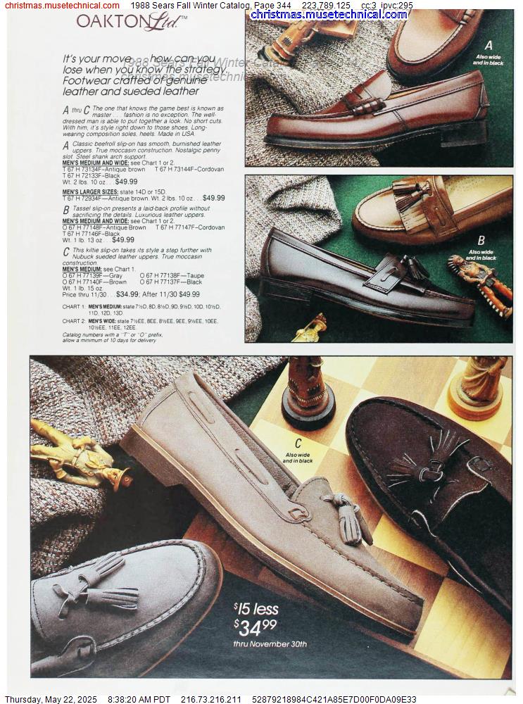 1988 Sears Fall Winter Catalog, Page 344
