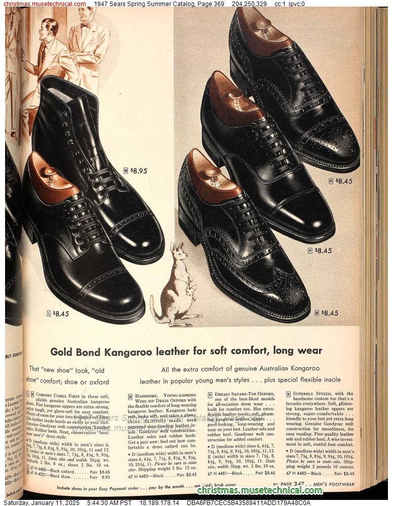 1947 Sears Spring Summer Catalog, Page 369