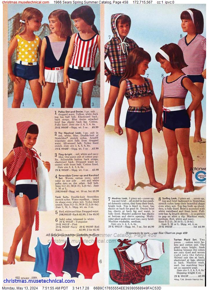 1966 Sears Spring Summer Catalog, Page 458