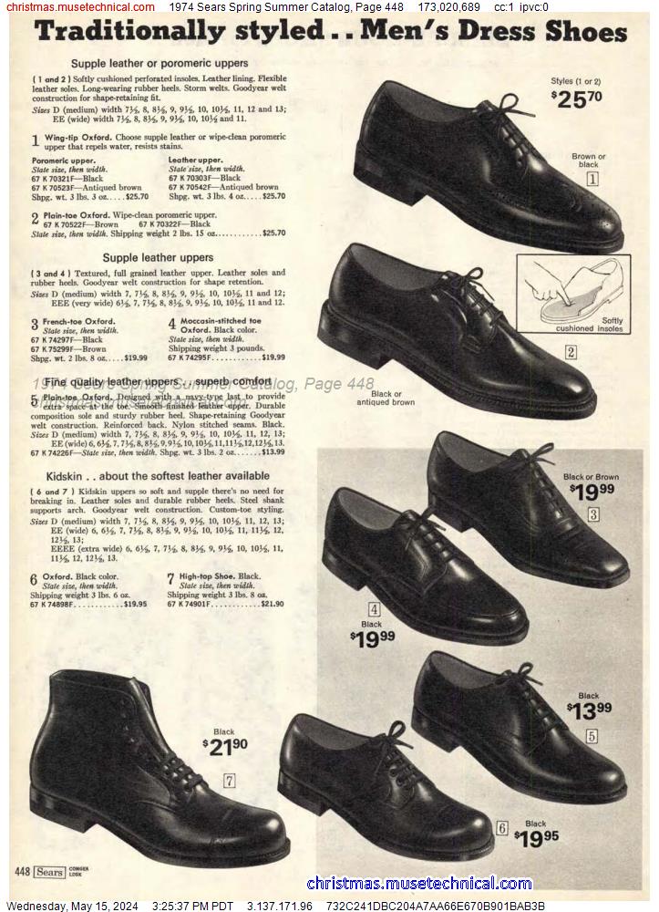 1974 Sears Spring Summer Catalog, Page 448