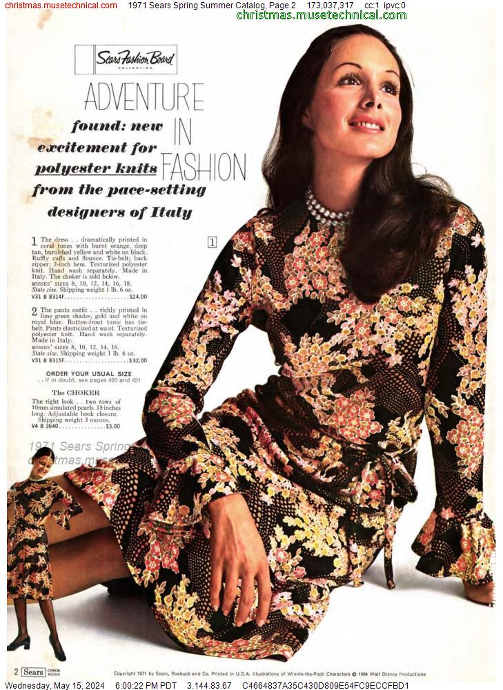 1971 Sears Spring Summer Catalog, Page 2