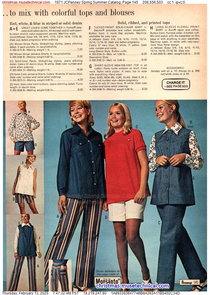 1971 JCPenney Spring Summer Catalog, Page 145