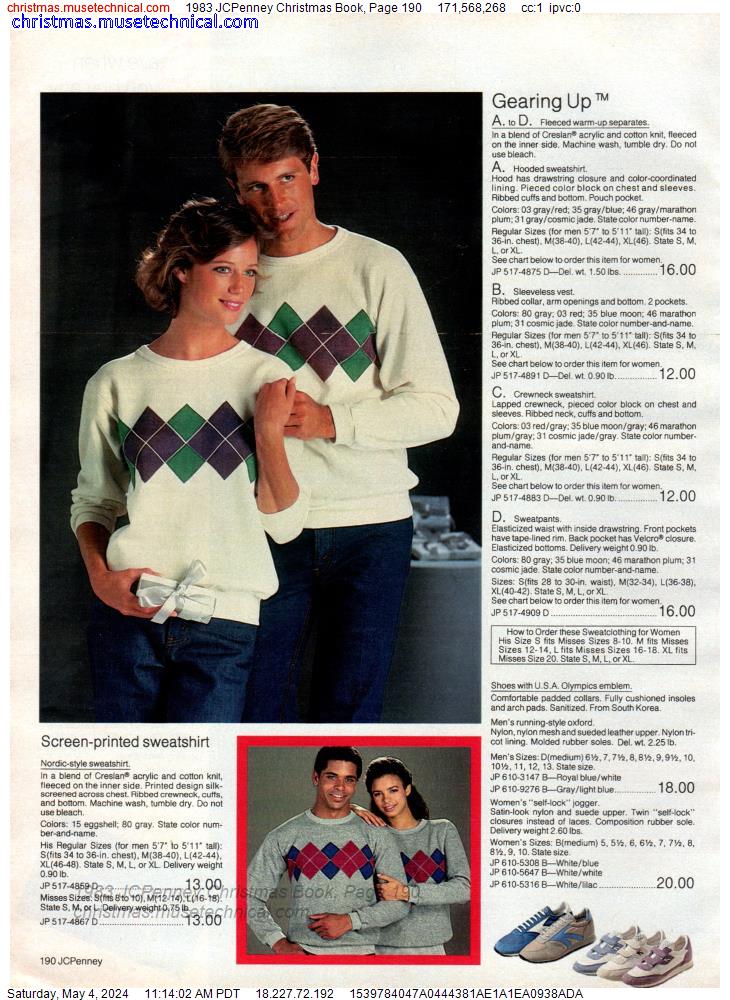 1983 JCPenney Christmas Book, Page 190