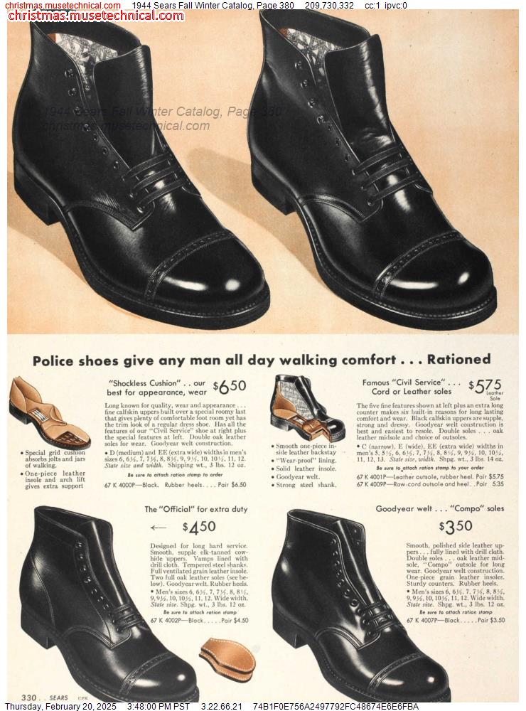 1944 Sears Fall Winter Catalog, Page 380