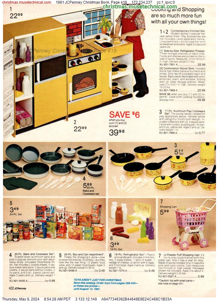 1981 JCPenney Christmas Book, Page 418