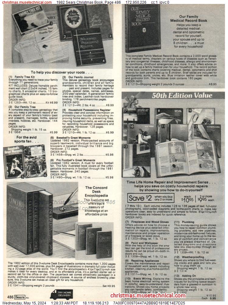 1982 Sears Christmas Book, Page 486