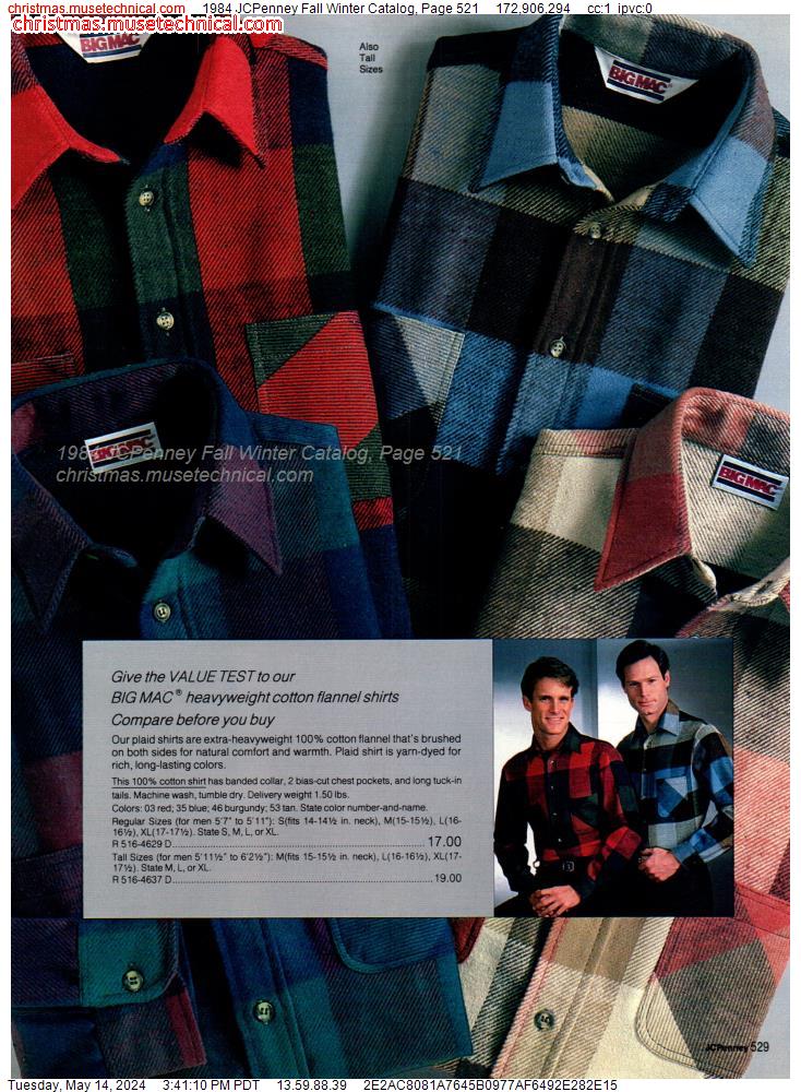 1984 JCPenney Fall Winter Catalog, Page 521