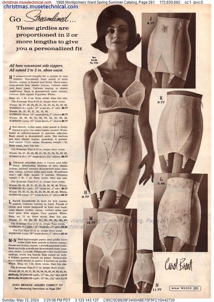 1966 Montgomery Ward Spring Summer Catalog, Page 261