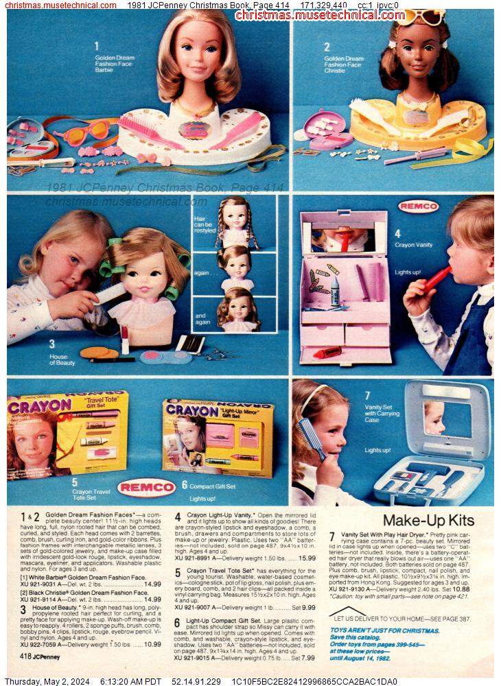 1981 JCPenney Christmas Book, Page 414