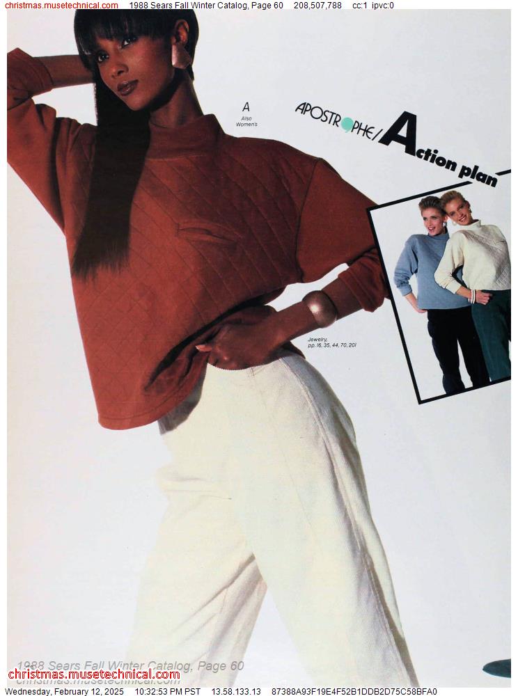 1988 Sears Fall Winter Catalog, Page 60