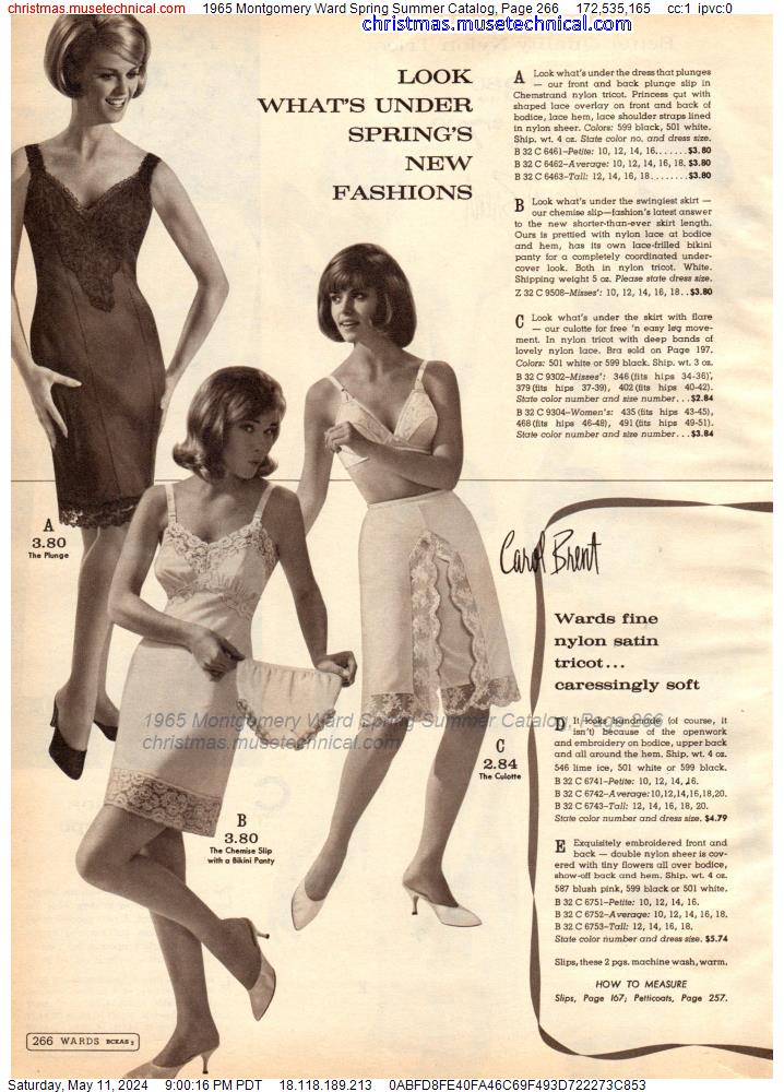 1965 Montgomery Ward Spring Summer Catalog, Page 266