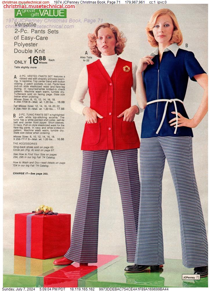 1974 JCPenney Christmas Book, Page 71