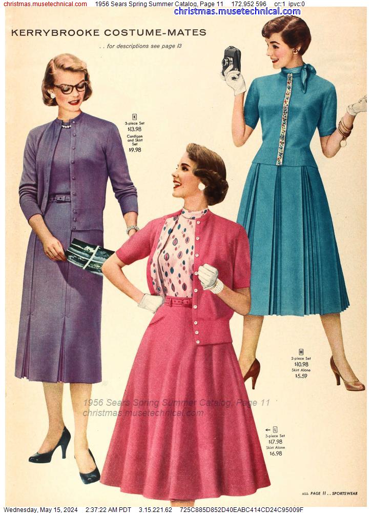 1956 Sears Spring Summer Catalog, Page 11