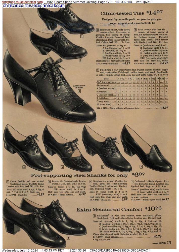 1961 Sears Spring Summer Catalog, Page 173