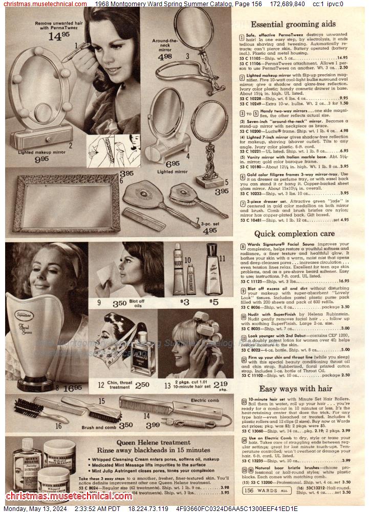 1968 Montgomery Ward Spring Summer Catalog, Page 156