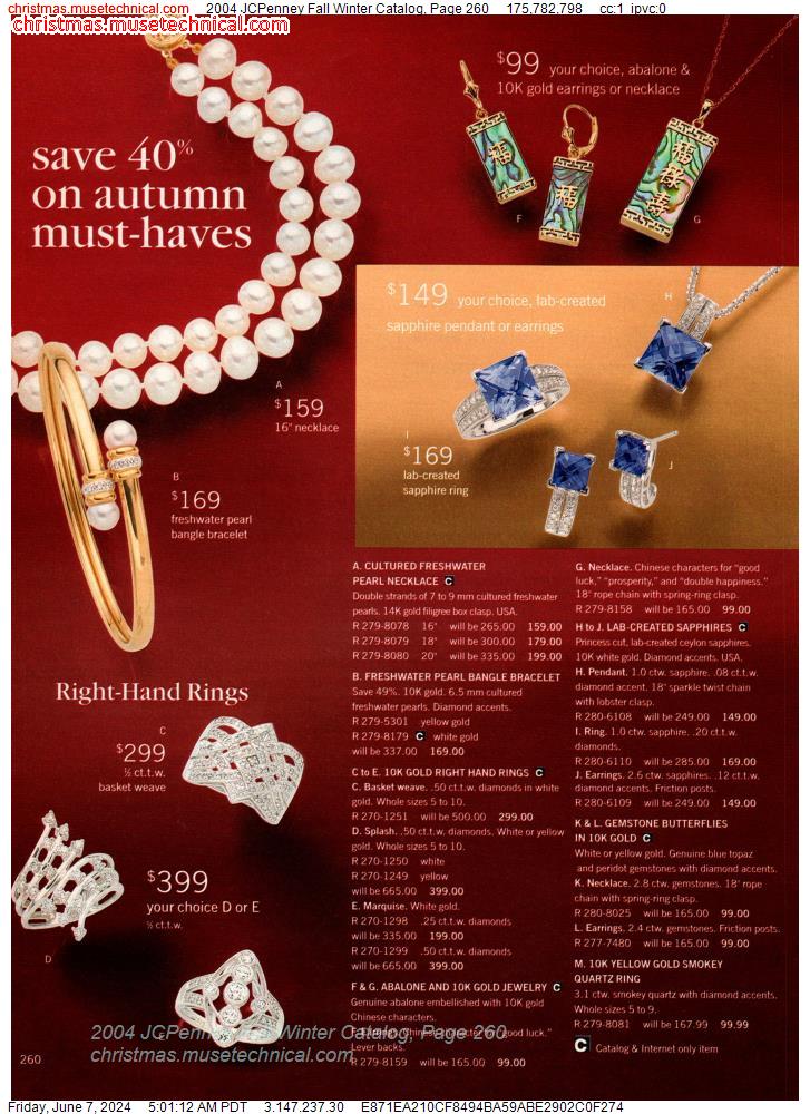 2004 JCPenney Fall Winter Catalog, Page 260