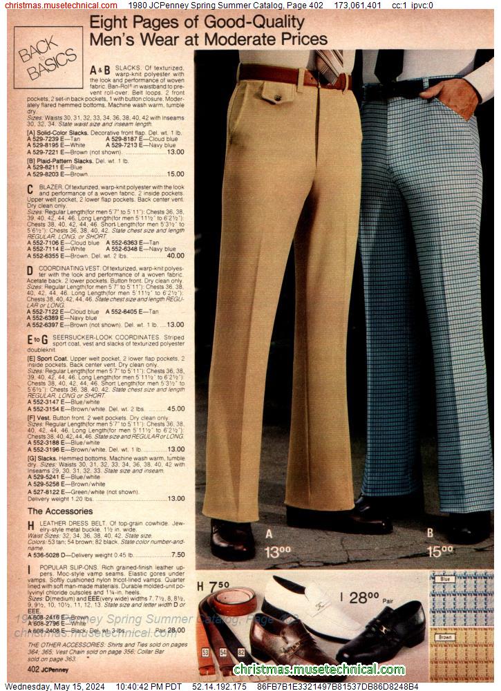 1980 JCPenney Spring Summer Catalog, Page 402