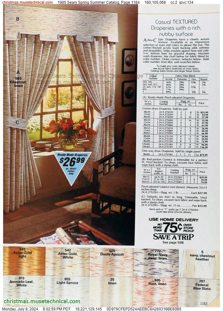 1985 Sears Spring Summer Catalog, Page 1164