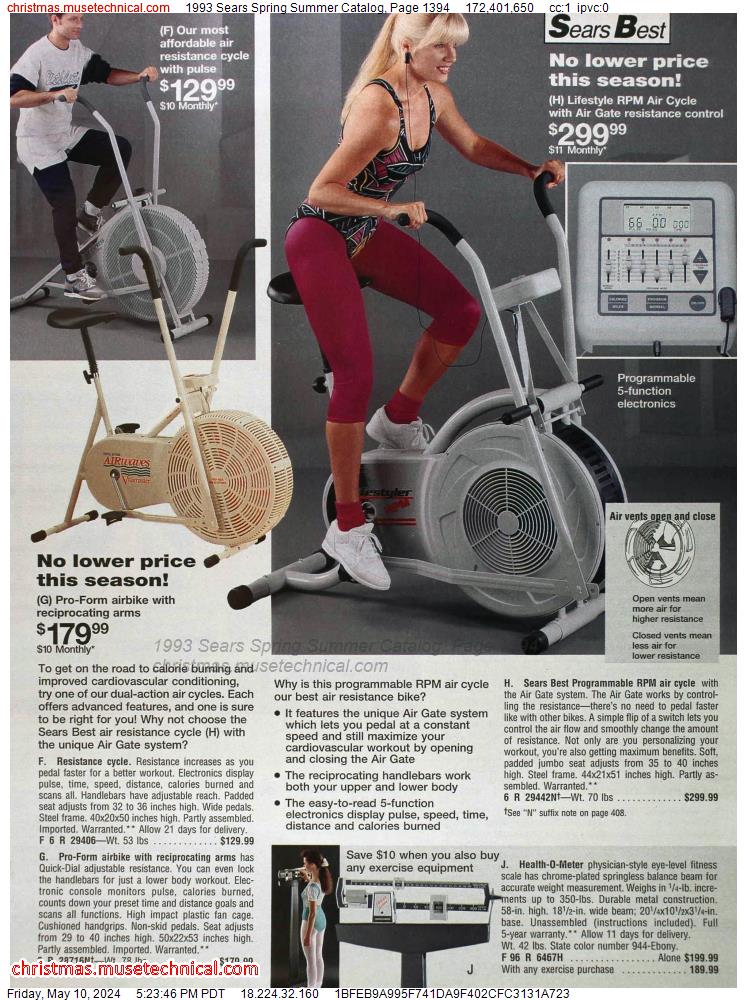 1993 Sears Spring Summer Catalog, Page 1394