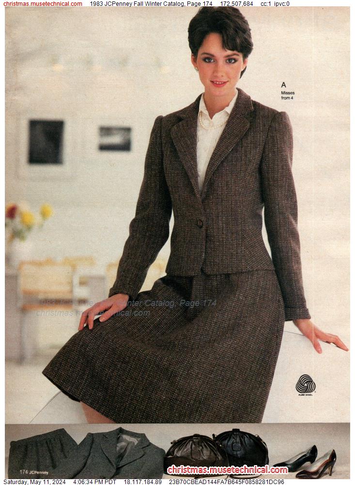 1983 JCPenney Fall Winter Catalog, Page 174