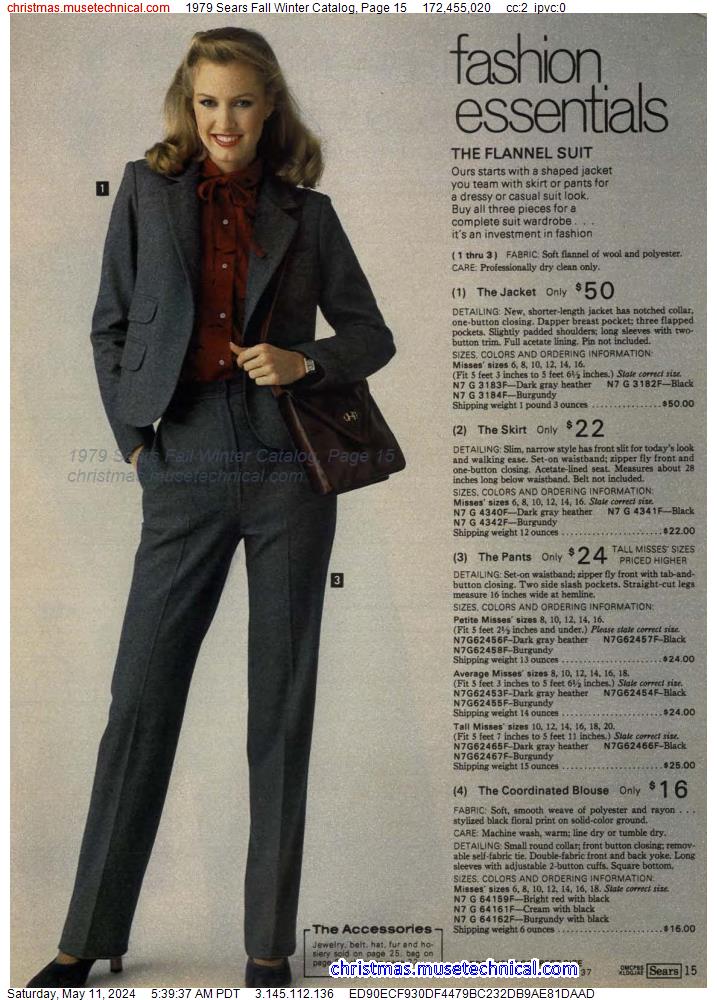 1979 Sears Fall Winter Catalog, Page 15