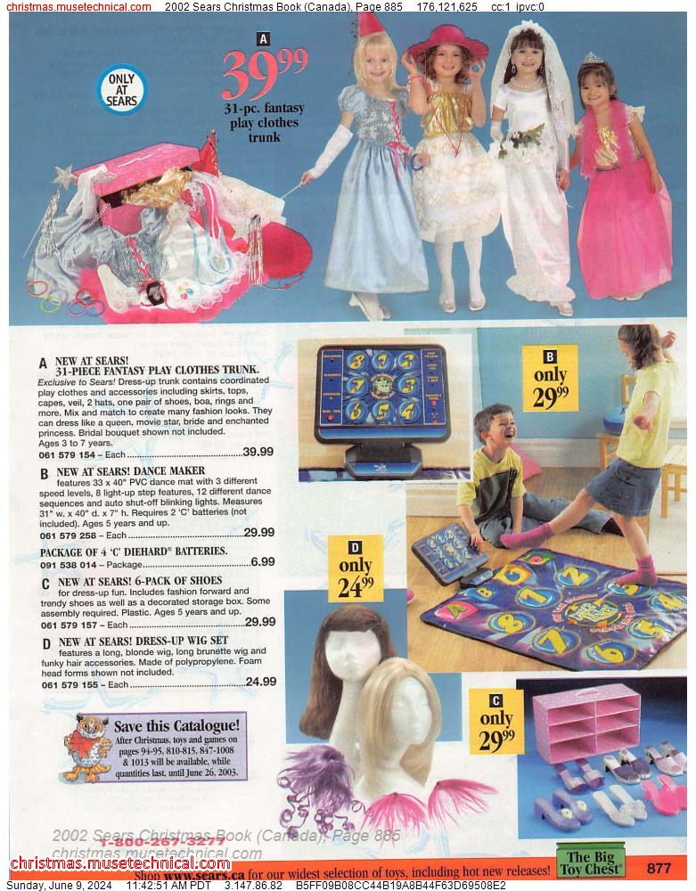 2002 Sears Christmas Book (Canada), Page 885