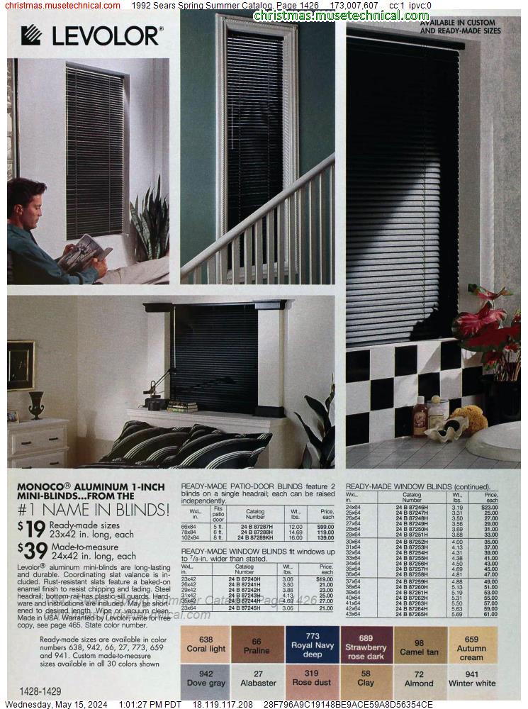 1992 Sears Spring Summer Catalog, Page 1426