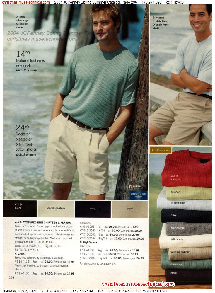 2004 JCPenney Spring Summer Catalog, Page 296