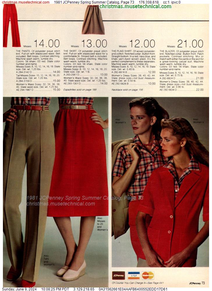 1981 JCPenney Spring Summer Catalog, Page 73
