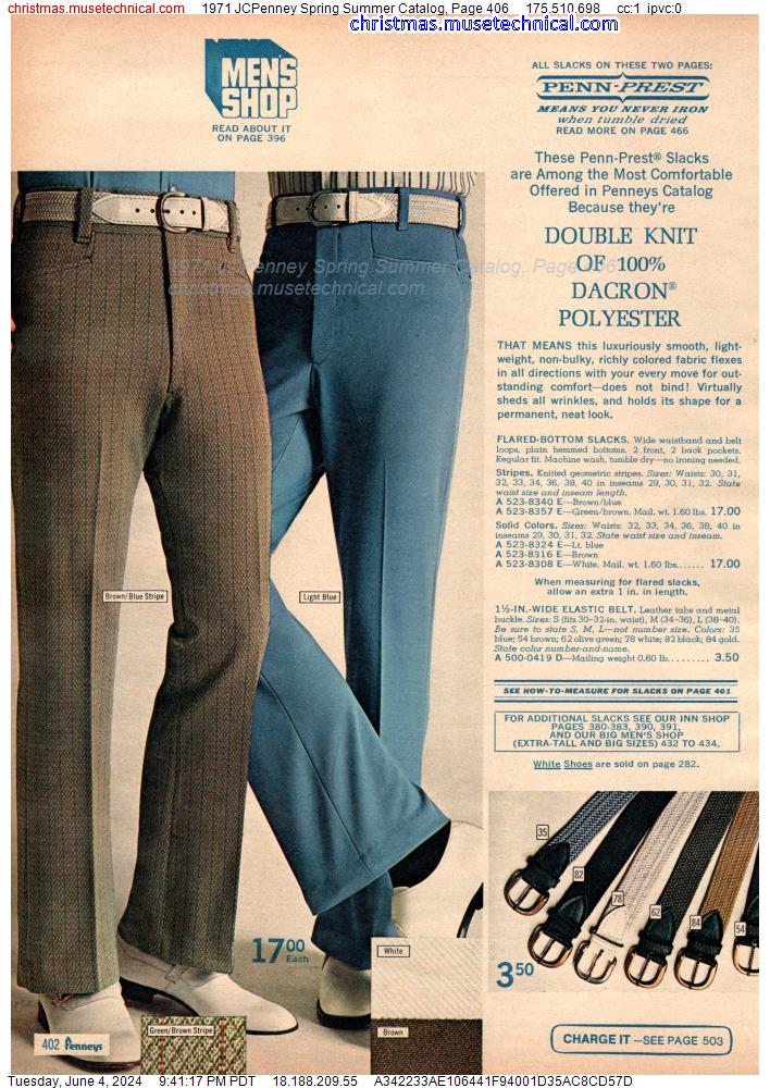 1971 JCPenney Spring Summer Catalog, Page 406