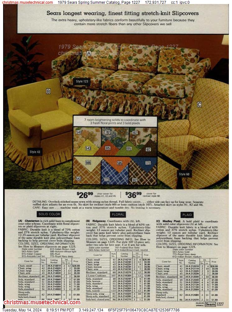 1979 Sears Spring Summer Catalog, Page 1227