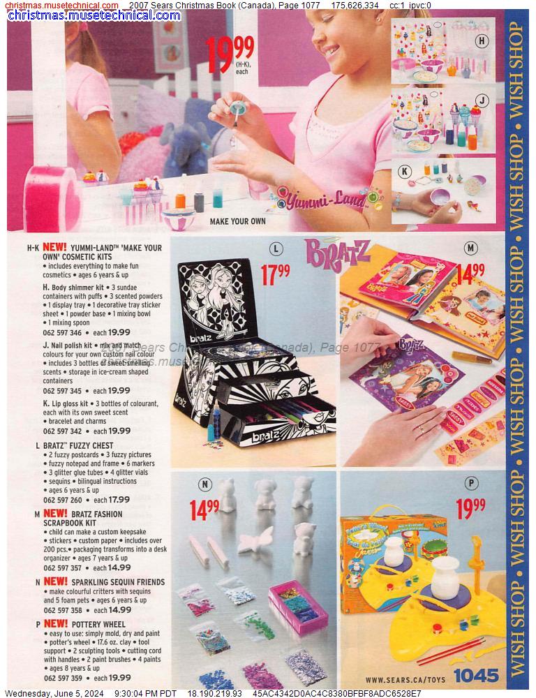 2007 Sears Christmas Book (Canada), Page 1077