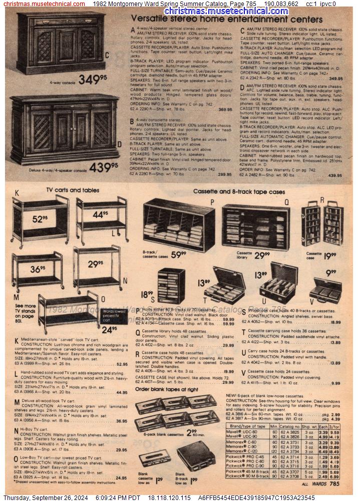 1982 Montgomery Ward Spring Summer Catalog, Page 785